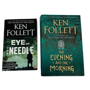 Ken Follett Fiction Books/Novels Lot/2 Thriller/Suspense/Saga/Historical